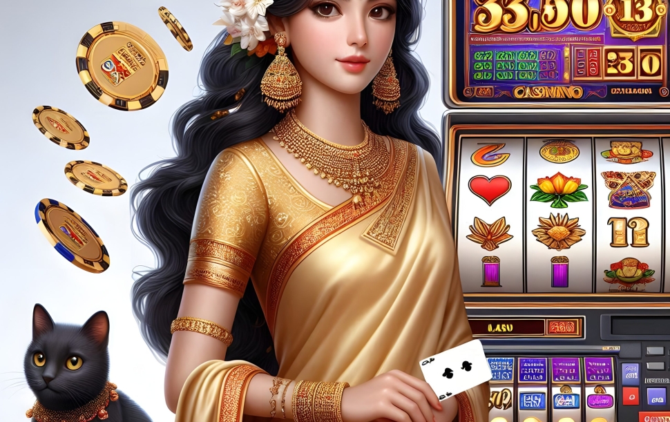 india-slot-game-character-with-white-plain-background